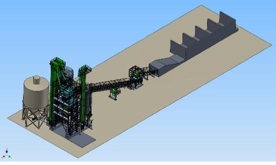 CONCRETE BATCHING PLANT STATIONARY Made in Korea
